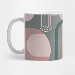 Mid Century Abstract Arches Mug